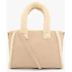 Handtasche - Damen - beige