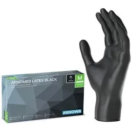 arnomed CLASSIC Latex Black, schwarz, 100 Stück, M