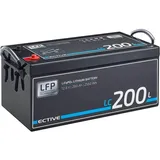 Ective 12V LiFePO4 Lithium Versorgungsbatterie 200 Ah