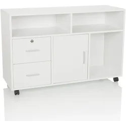 hjh OFFICE Rollcontainer ORGANISER PRO Spanplatte, kaschiert