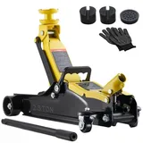 Hydraulischer Rangierwagenheber 2,5 T Tragkraft, Wagenheber Aus Stahl Mit Einkolben-schnellhubpumpe & Erhöhter Sattelauflage, Autoheber Für Suvs, 85–320 Mm Hubbereich, Rennwagenheber