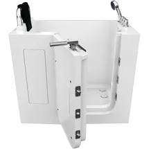AcquaVapore Sitzbadewanne mit Tür 68 x 110 cm (S08-TH-A-L)