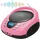 Cyberlux CL-720 CD-Player Tragbar CD/MP3/USB Radio Pink)