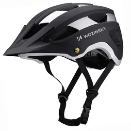 wozinsky MTB-Helm 57-62 cm schwarz/silber 2023
