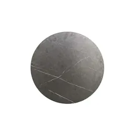 Essentials X Cross Terrassentisch Sand gestell + Midnight Marble HPL Ø70 cm