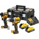 DeWalt Akku-Kit 18V (DCD800 / DCF850-9 inkl. 2 x 18 V / 5 Ah Powerstack - Akkus