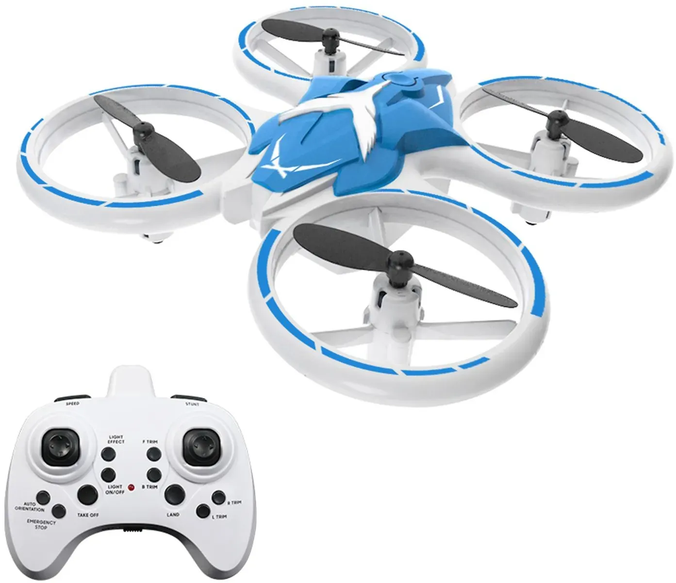 Flytec T22 Mini-Drohne für Kinder, ferngesteuerter Quadrocopter mit automatischer Hover-Funktion, LED-Atemlicht, Ein-Tasten-Taste