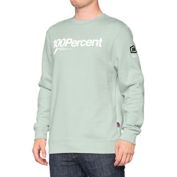 100 Percent Manifesto, Sweatshirt - Hellgrün/Weiß - S