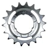 SunRace Steckkranz 18 Zähne 1/2 x 3/32 gekröpft grau