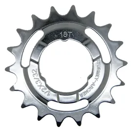 SunRace Steckkranz 18 Zähne 1/2 x 3/32 gekröpft grau