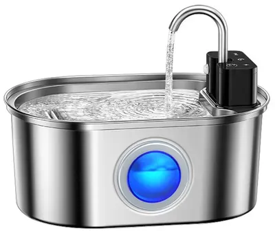 ROJECO-Brunnen aus Edelstahl, 3,2 l