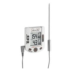 TFA Digitales Grill-Braten-/Ofenthermometer Küchen-Chef Duo-Therm 14.1503