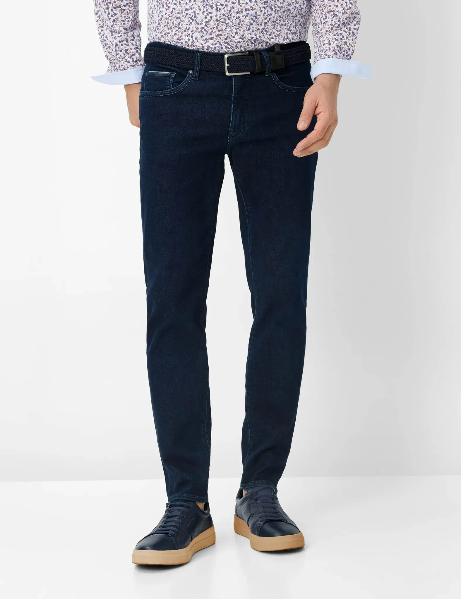 Brax Herren Five-Pocket-Hose Style CHRIS DEEP BLUE USED, denim dunkelblau, Gr. 36/32