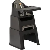 Deryan 5-in-1 Hochstuhl Quuby schwarz