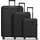 farmhood Eco Edition Koffer-Set 3-tlg. schwarz
