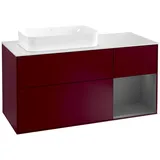 Villeroy & Boch Waschbeckenunterschrank 120 x 60,3 cm Rot