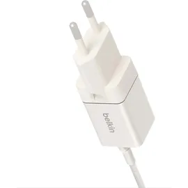 Belkin BoostCharge Pro Kabellose 2-in-1-Ladestation mit MagSafe (15 W) weiß - Grau