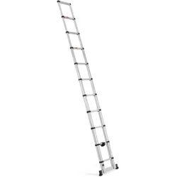 MSW Teleskopleiter - 10 Stufen - Aluminium - Höhe: 0,85 - 3,20 m