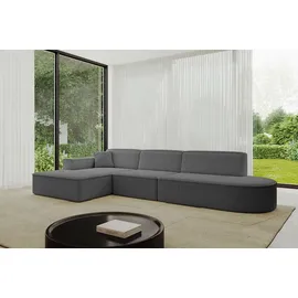 altdecor Ecksofa Ottomane Links IREA-L2-v4 327x165x77 cm Grau