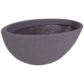 Jelenia Plast Ovaler Pflanzentopf 70 x 40 cm Grau
