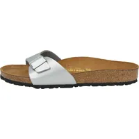 Birkenstock, Damen, Sandalen, Madrid Schmal, Silber, (42)