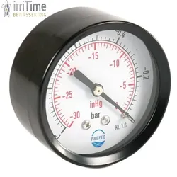 Manometer trocken Anschluß hinten 1/8'' Außengewinde