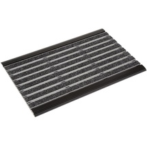 PANA PANA® Aluminium Türmatte I Fußmatte Außen I Schmutzfangmatte I Fussabtreter mit Nadelfilzeinlagen für den Aussenbereich I floor mat I Größe: ca. 39x60cm I verschiedene Farben