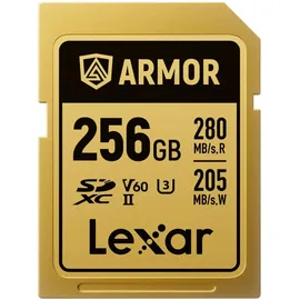 Lexar SDXC Pro Gold Series ARMOR UHS-II V60 IP68 Stainless Steel R280 256 GB