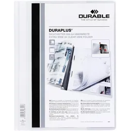 Durable DURAPLUS DIN A4 überbreit Weiß 25 St.