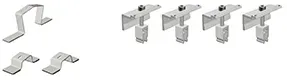 Set Ergänzung Alpin /3 Flachdachsystem, O/W 10 Grad f. 2 Module