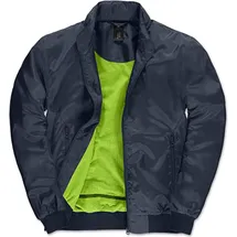 B & C Trooper Blouson Navy/Neon Green L