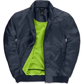 B & C Trooper Blouson Navy/Neon Green L