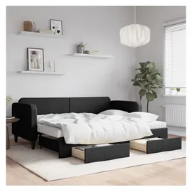 vidaXL Tagesbett 80 x 200 cm Schwarz