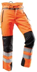 Pfanner® Warnschutz Forst- und Schnittschutzhose VENTILATION Kl.1 101761-25 , 1 Stück, Größe: L - kurz