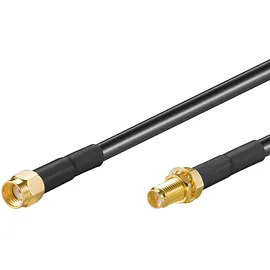 goobay WLAN antenna extension cable & 5 GHz, zur Reichweiten-Optimierung von WLAN Router & Antennen - 51676