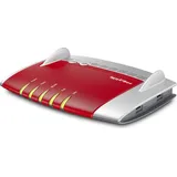 FRITZ! Box 5490, 802.11g, Dual-Band (2,4 GHz/5 GHz), Ethernet/LAN, Grau, Rot, Tabletop-Router - Grau/Rot