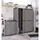 KIS Garderobenschrank Jolly Utility dunkelgrau/schwarz