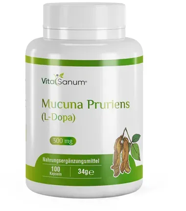 VitaSanum® - Mucuna Pruriens (L-Dopa) 300 mg 100 Kapseln