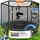 Kesser Trampolin 305 cm inkl. Sicherheitsnetz, Leiter und Randabdeckung Orange