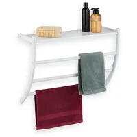 Relaxdays Handtuchhalter Wand, HxBxT: 44 x 56,5 x 23