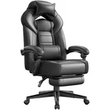 Songmics Cathy Gaming-Stuhl schwarz
