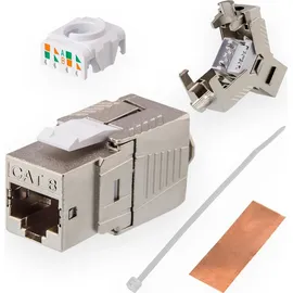 S-Conn Keystone RJ-45 CAT.8.1, , Werkzeuglos