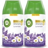 Airwick Raumduft Freshmatic Max DUO 2x 250ml, Nachfüller ätherische Öle, Doppelpack, Lavendel