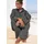 ELBSAND Kapuzenpullover Grau 48/50