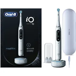 Oral-B iO Series 10 Erwachsener Rotierende-vibrierende Zahnbürste Weiß