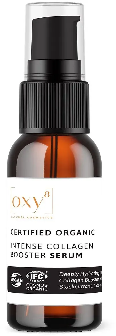 oxy8 Naturkosmetik Intense Collagen Booster Serum - Anti Aging. Glättende Wirkung in wenigen Tagen. Creme 50 ml Unisex