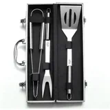 Adler Grillbesteck Set Edelstahl silber