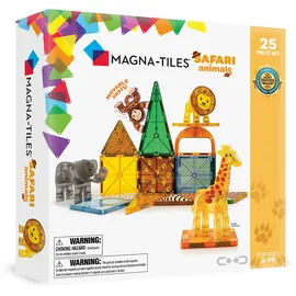 Magna-Tiles Safari-Tiere Bausatz 25 Teile