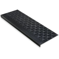 Floordirekt Böttcher-AG Stufenmatte Diamond, für innen / außen, Gummi, 65 x 25cm, schwarz, rutschfest