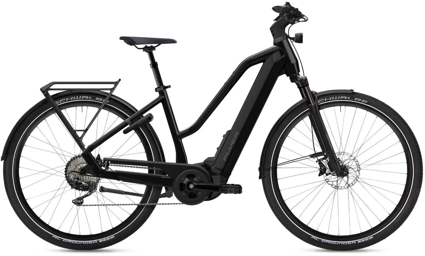 Flyer Upstreet 7.10 Mixed 750 Wh - Pearl Black Gloss - 48cm | 29